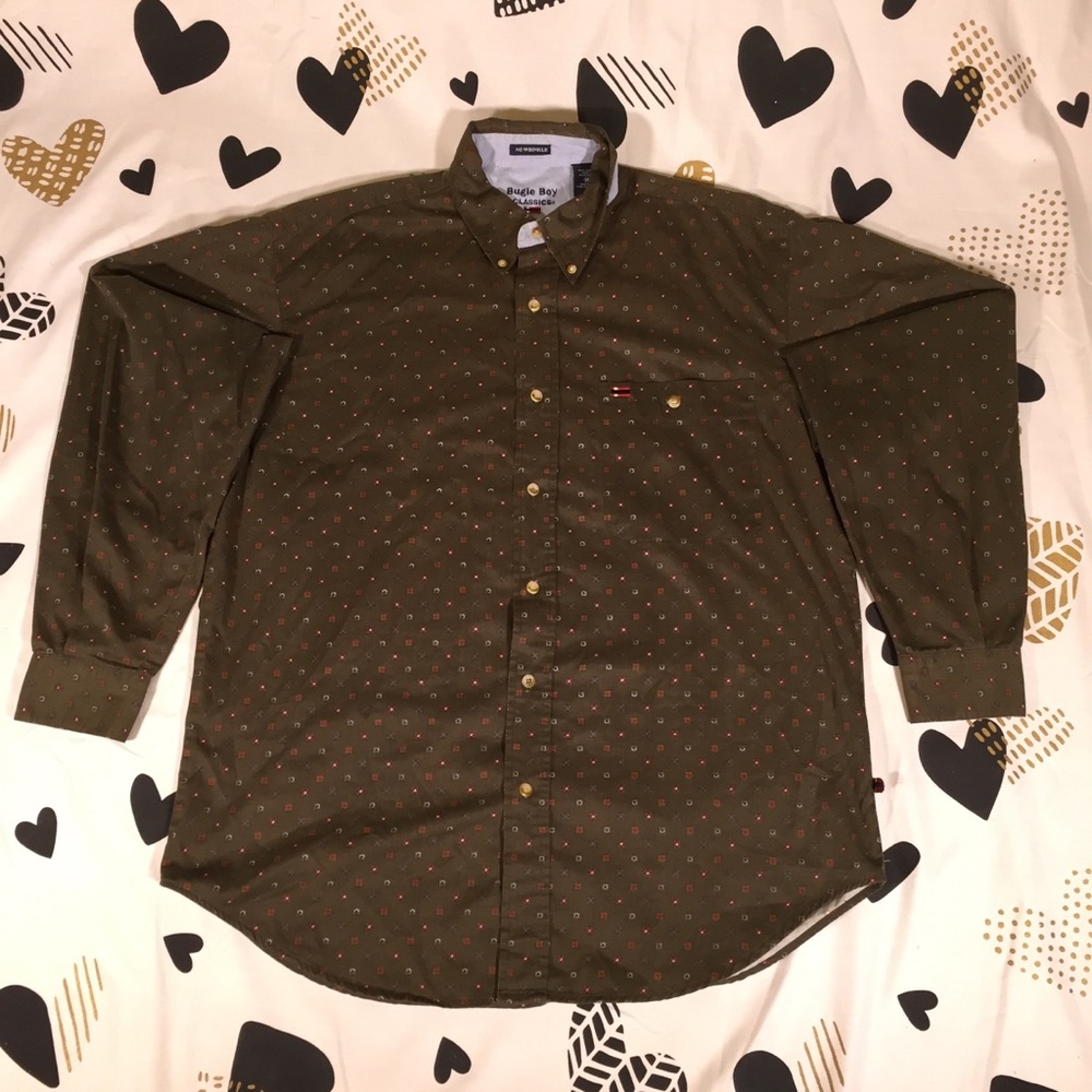 Bugle Boy Long Sleeve  Button Down Shirt